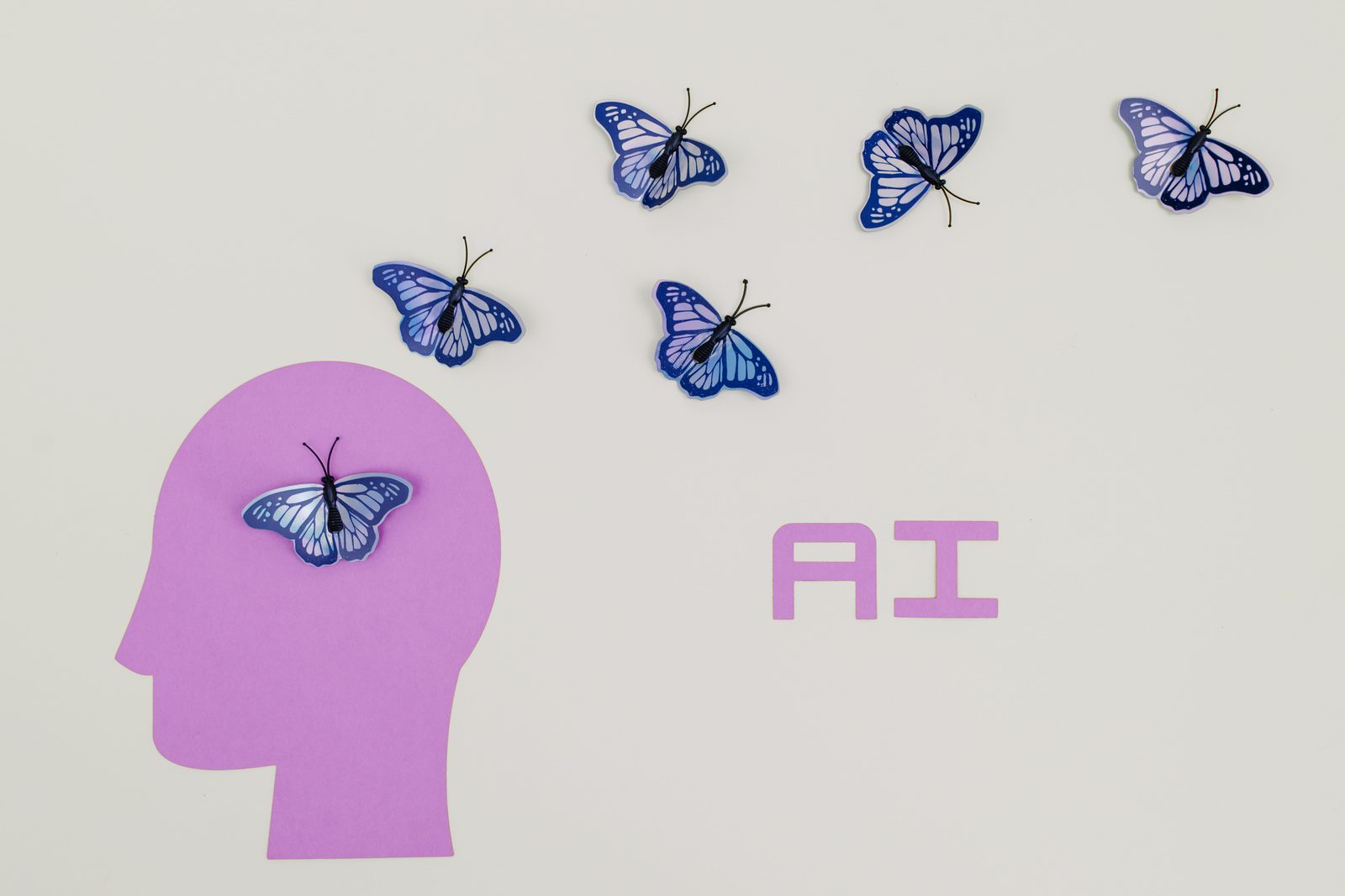 A paper mind and butterflies, on living alongside AI.